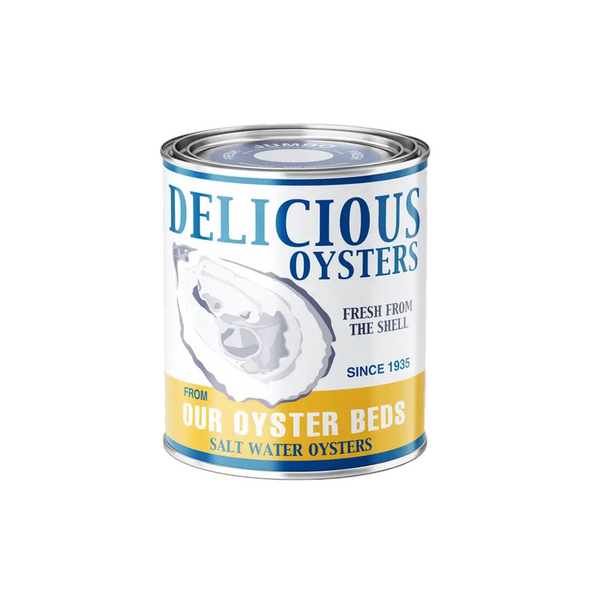Oyster Tin Candle - Salty Air, Cucumber, and Lavender / Delicious Oysters