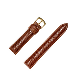 Tan Genuine Lizard Watchband