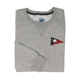 Grey Palmetto & Crescent Burgee Crewneck