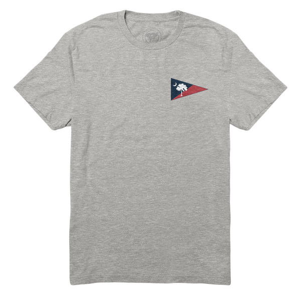 Grey Palmetto & Crescent Burgee T-Shirt