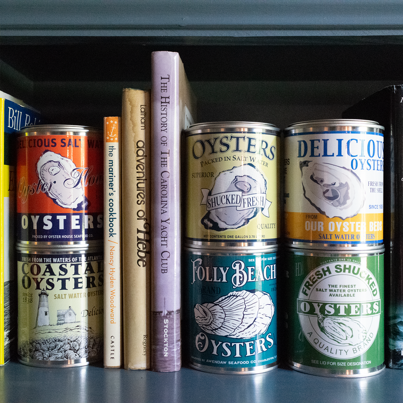 Oyster Tin Candle - Salty Air, Cucumber, and Lavender / Delicious Oysters