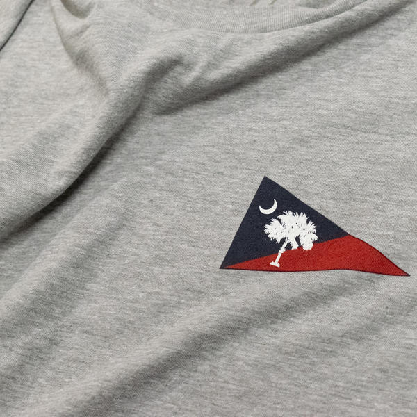 Grey Palmetto & Crescent Burgee T-Shirt