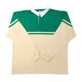 Light Green / Ecru Summer Knit Rugby Shirt - Regular Fit