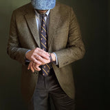 Morris & King Olive Shetland Wool Sport Coat