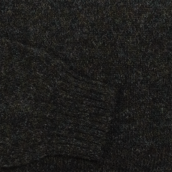 Charcoal Scottish Shetland Wool Sweater