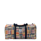 Yellow Patch Madras Weekender Bag