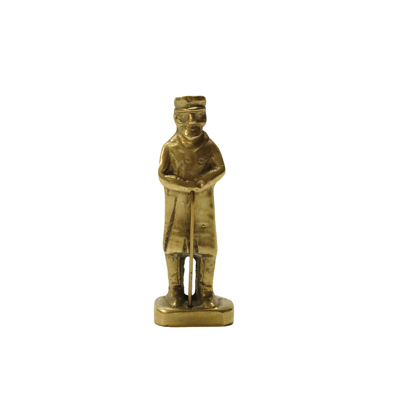 M&K Vintage - Miniature Brass Captain Figure (1960s)