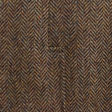 Morris & King Brown & Olive / Blue Melange Shetland Wool Herringbone Sport Coat