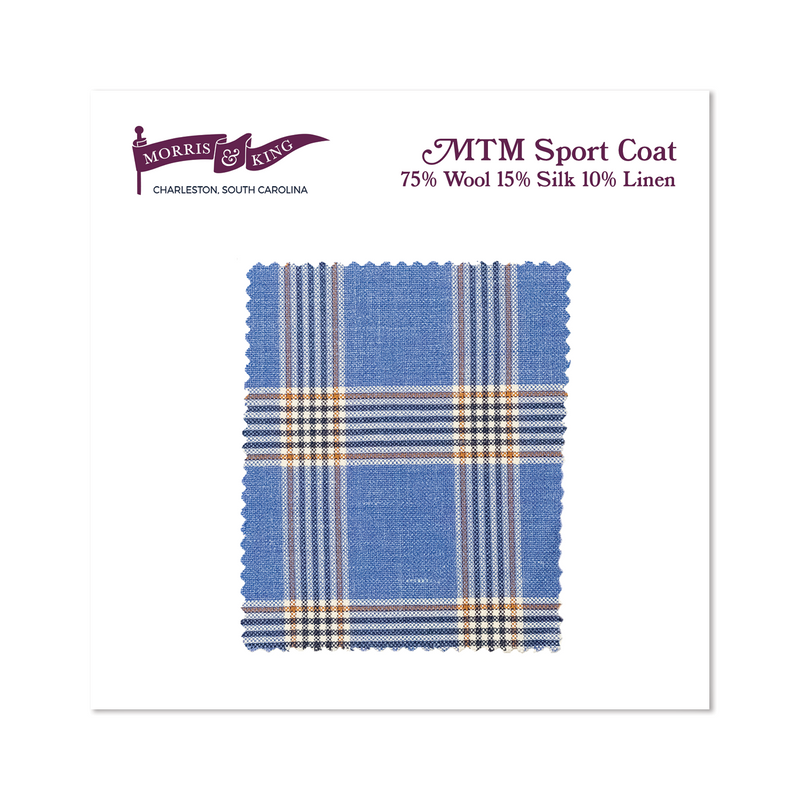 Morris & King Blue Plaid MTM Sport Coat