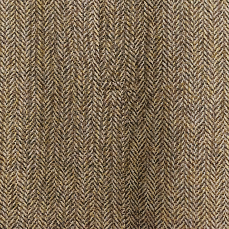 Morris & King Brown / Ivory Shetland Wool Herringbone Sport Coat