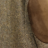 Morris & King Brown / Ivory Shetland Wool Herringbone Sport Coat