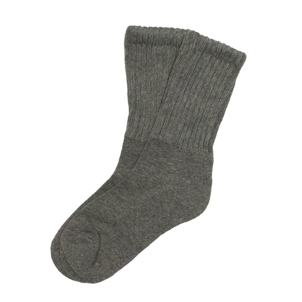 Heather Grey Deck Socks