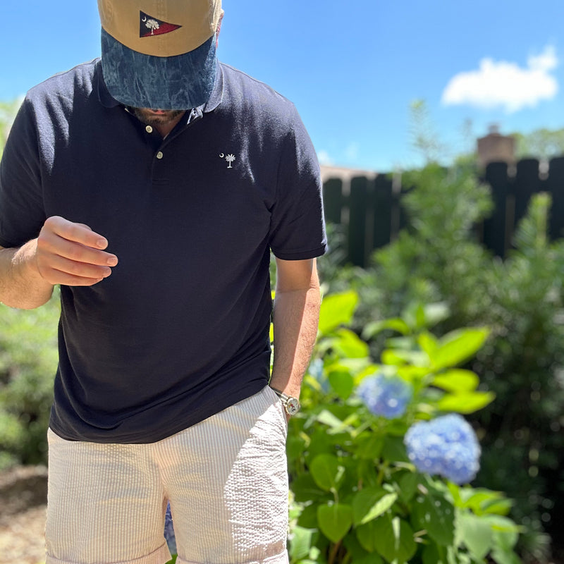 Pink / White Seersucker Shorts - Classic Fit