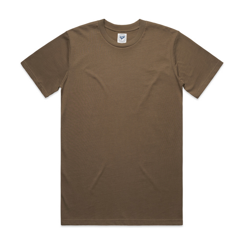 Walnut Combed Cotton T-Shirt