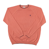 Salmon Palmetto & Crescent Lightweight Sweater