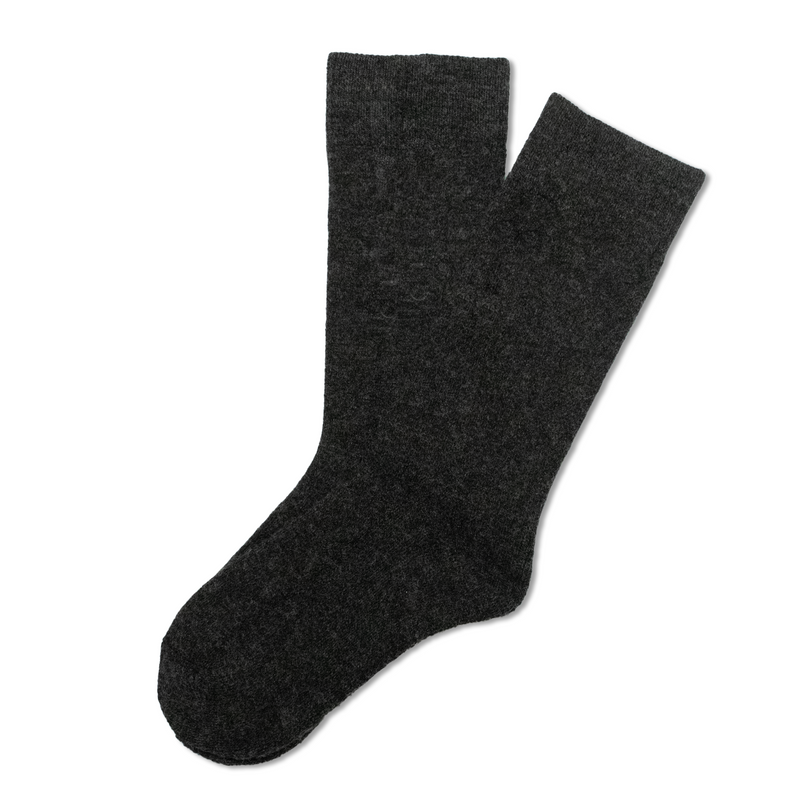 Charcoal Wool Blend Heavyweight Socks