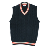 Dark Navy / Red / Cream Classic Cricket Vest